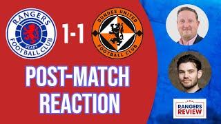 Rangers limp on with a drab Dundee United draw