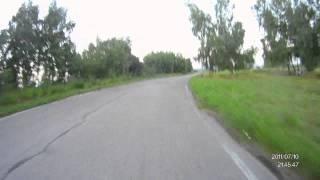 Small ring of Moscow olympic bicycle race track. Олимпийская велотрасса