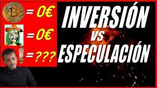 Diferencias Inversión y especulación - Ejemplos:  BITCOIN, el ORO y el ARTE - VALOR INTRÍNSECO