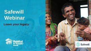 Habitat for Humanity Australia x Safewill Webinar