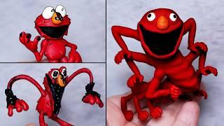 [FNF] Making Corrupted Elmo & Elongated Elmo Sculptures Timelapse BROKEN STRINGS Learn With Pibby