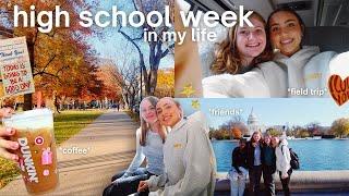 high school week in my life vlog *friends, field trip, vlogmas week one*