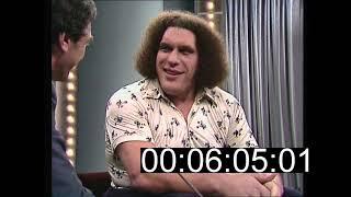 Rare Andre the Giant 70s tv interview