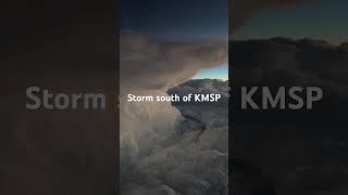Storm south of KMSP