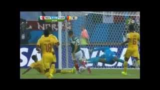 Gol de Oribe Peralta vs Camerún - Narración de Martinoli - Brasil 2014