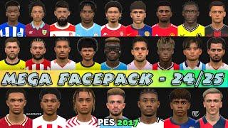 PES 2017 NEW MEGA FACEPACK 2024/25