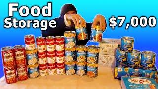 $7000 Food Storage Pantry HUGE! Prepper Solar Oven