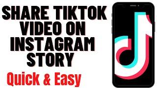 HOW TO SHARE TIKTOK VIDEO ON INSTAGRAM STORY 2023