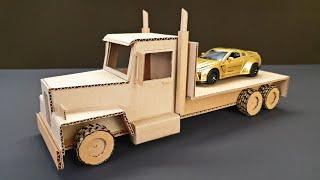 Cardboard Truck | Making a Truck from Cardboard | DIY