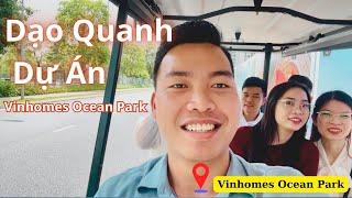Dạo Quanh Dự Án Vinhomes Ocean Park 1 Bằng Xe Điện Thực Tế / Vinhomes Ocean Park 1