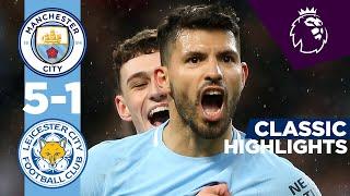 AGUERO SCORES 4! | Sergio demolished Leicester February 10th, 2018! | Classic Extended Highlights