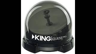 KING VQ4800 Quest Pro Portable Roof Mountable Satellite TV Antenna for use with DIRECTV