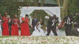 A Cheesy Bridal Party Exit