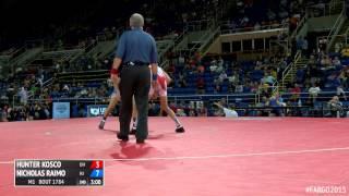 120 Quarterfinal - Nicholas Raimo (New Jersey) vs. Hunter Kosco (Ohio)