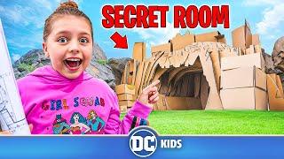 We Built A Secret Batcave In My House! | Kin Tin | @dckids