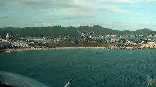 PilotCAM DC-7 into St Maarten