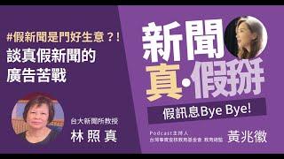 假新聞是門好生意？！假新聞也是政治議題？從假新聞產業鏈談真假新聞的廣告苦戰：專訪林照真（台大新聞所教授/資深媒體工作者）