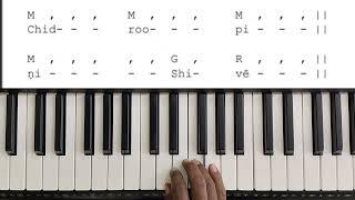 Santhatam paahimam-Nottu Swaram||#keyboardtutorial||#bsrd||#omprakash||#sriramasangeethalaya.