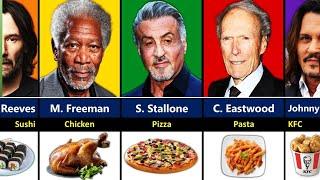 Favorite Food of Hollywood Actors