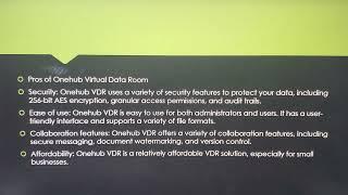 Onehub Virtual Data Room: Pros and Cons | Tech Aaklesh Nishad