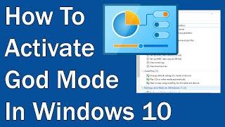 How To Activate God Mode In Windows 10 | Unlimited Solutions