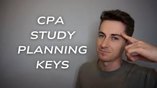 How to make your CPA study plan