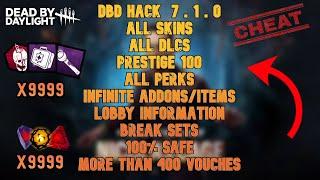 Hack DBD 7.1.0: ALL PERKS/PRESTIGE 100/UNLOCKER/LEGACY/ITEMS/ADDONS/CHARACTERS | SHOWCASE