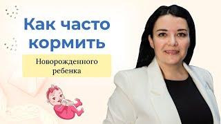 Как часто кормить новорожденного ребенка. Комментарий педиатра.