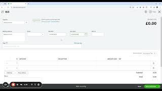 How to Entry Bill In QuickBook Online