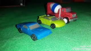 I bought some driven pocket series vehicles and built a big track