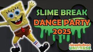 Nickelodeon Universe Dance Party with SpongeBob and Sandy at American Dream Mall - Slime Break 2025