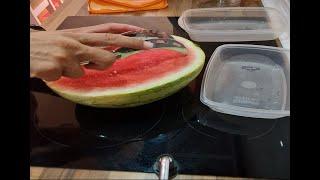 Probando el Cortador de Sandia de 3 Euros