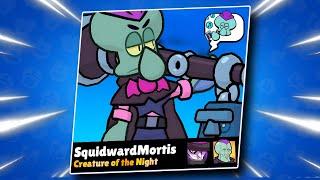 Squidward Mortis Skin + Price, Pins, Winning and Loosing Animation  | Brawl Stars