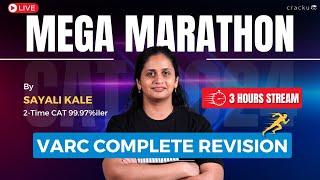 CAT 2024 VARC Complete Revision  By Sayali Ma'am (2 Time CAT 99.97%iler) | CAT VARC Revision