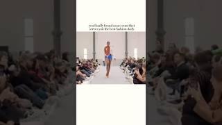 this moment on the runway was ICONIC  #runway #catwalk #model #modeling #celebrity #fashion