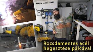 rozsdamentes acél hegesztése bevont elektródával pálcával