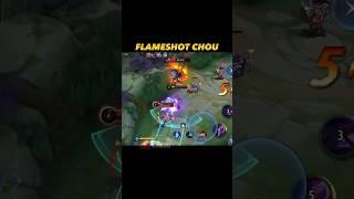 FLAMESHOT CHOU IS OP!! (please try) #chou #mlbb #choou #shorts