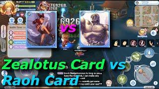 Zealotus Card vs Raoh Card | rox | Ragnarok X: Next Generation