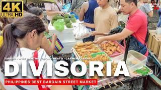 [4K] AMAZING DIVISORIA BARGAIN MARKET | Philippines No.1 Shopping Center