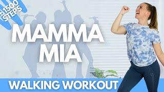 MAMMA MIA INDOOR WALKING WORKOUT! || Beginners/Kneefriendly! || 100% good mood guarantee