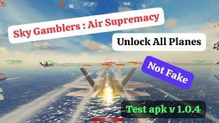 Sky Gamblers : Air Supremacy (unlock all planes)