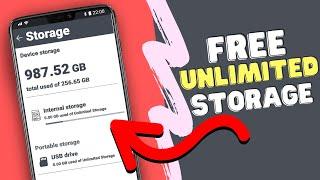 How to get Unlimited Storage on Android! (free & easy)