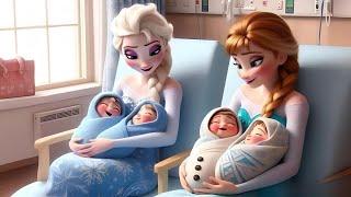 Elsa & Anna Celebrate the Birth of Twins! ️ A Double Blessing!