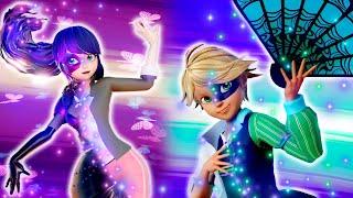 [Miraculous Ladybug] Lady Moth + Peafowl transformations (+duet bonus)