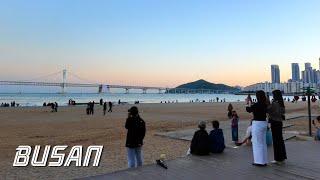 Gwangalli's Holiday | Busan is a great city for walking | KOREA | 4K | 광안리의 휴일