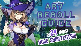 (Updated in Description) Genshin Impact AR7 Reroll Guide in 24 Minutes!!! Big Skip!! Commentated!
