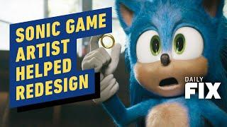 Sonic Mania Artist Helped Redesign The Movie Hedgehog - IGN Daily Fix