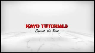 Channel Trailer kayo Tutorials