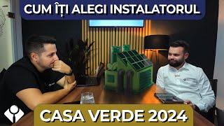 Cum îți alegi instalatorul după înscrierile la Casa Verde 2024