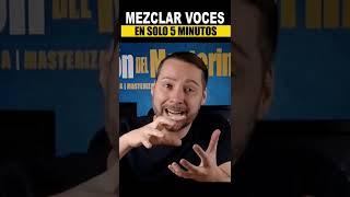 Cómo MEZCLAR VOCES en 5 minutos (El Rincón del Mastering) #SHORTS